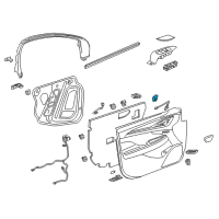 OEM 2019 Buick Regal TourX Lock Switch Diagram - 26200593