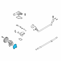 OEM 2015 Hyundai Genesis Gasket-Water Pump Diagram - 21354-3F300