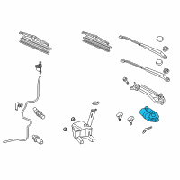 OEM Scion Front Motor Diagram - 85110-52510