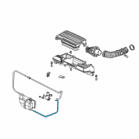 OEM Honda S2000 Tube A, Second Air Control Solenoid Diagram - 36353-PCX-000