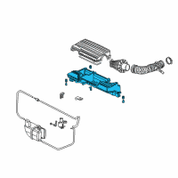 OEM 2009 Honda S2000 Case Set, Air Cleaner Diagram - 17205-PZX-000