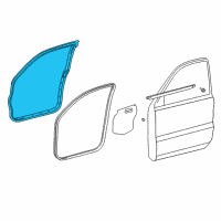 OEM 2005 Toyota 4Runner Door Weatherstrip Diagram - 67862-35080