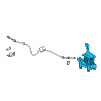 OEM Chevrolet Shifter Diagram - 42346219