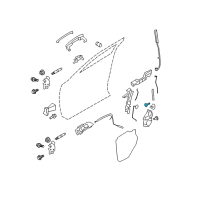 OEM 2015 Ford Special Service Police Sedan Striker Plate Screw Diagram - -W710993-S901