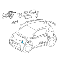 OEM 2015 Toyota Land Cruiser Front Sensor Diagram - 89173-79055