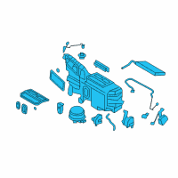 OEM Ford Edge Evaporator Assembly Diagram - CT4Z-19B555-J