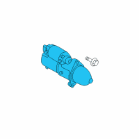 OEM 2011 Hyundai Tucson Starter Assembly Diagram - 36100-2G200