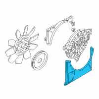 OEM Lincoln Lower Shroud Diagram - 2C5Z-8146-AB