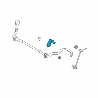 OEM 2007 BMW X5 Stabilizer Support Diagram - 31-35-6-859-263