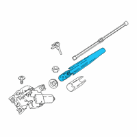 OEM 2022 BMW X5 Wiper Arm Diagram - 61-62-7-442-095