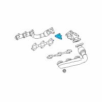 OEM Jeep Grand Cherokee Gasket-Exhaust Manifold Diagram - 68086657AA