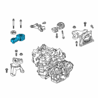 OEM 2018 Honda Accord Rod, Torque (Upper) Diagram - 50880-TVA-A11