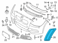 OEM 2014 BMW 228i Side-Marker Rear Reflector, Right Diagram - 63-14-7-848-452