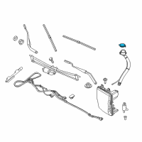 OEM BMW X2 Cover For Filler Pipe Diagram - 61-66-7-375-587