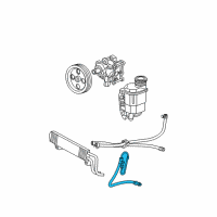 OEM 2009 Dodge Ram 3500 Hose-Power Steering Pressure Diagram - 52122379AE