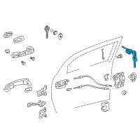 OEM 2016 Scion tC Cylinder & Keys Diagram - 69052-21120