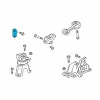 OEM 2020 Honda Civic Stay, Eng Side Mounting Diagram - 50625-TBA-A00