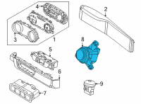 OEM Kia Carnival SW ASSY-BUTTON START Diagram - 93500R0000