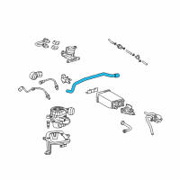 OEM 2005 Toyota Tacoma Hose Diagram - 17341-0C040