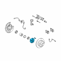 OEM 2003 Toyota Highlander Hub Diagram - 42301-32060