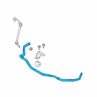 OEM 2017 Ford Mustang Stabilizer Bar Diagram - FR3Z-5482-A