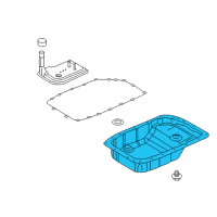 OEM 2018 Chevrolet Corvette Oil Pan Diagram - 24274615