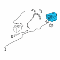 OEM BMW Scr Reservoir, Active Diagram - 16-19-7-391-919