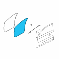 OEM 2019 Lincoln MKC Door Weatherstrip Diagram - EJ7Z-7820531-A