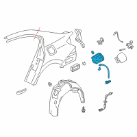 OEM Honda Adapter Assy., Fuel Cap Diagram - 74480-T3V-A00