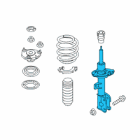 OEM 2020 Hyundai Palisade Strut Assembly, Front, Left Diagram - 54650-S8200