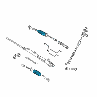 OEM 2006 Kia Amanti Bellows-Steering Gear Box Diagram - 577403F500