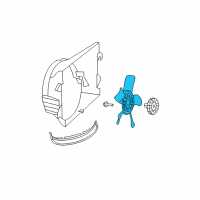 OEM 2013 Ram 1500 Fan-Cooling Diagram - 55056861AA