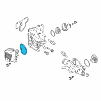 OEM 2019 Nissan Rogue Gasket-Water Pump Diagram - 21014-4BC0A