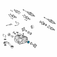 OEM 2015 Lexus NX300h Seal, Type T Oil Diagram - 90311-42038