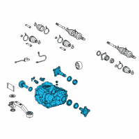 OEM 2015 Toyota Highlander Transaxle/Motor Diagram - G1050-48010