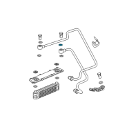 OEM 2000 Cadillac Catera Inlet Pipe Seal Diagram - 11076852