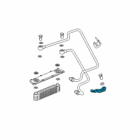 OEM 2003 Saturn Vue Adapter Asm, Heater Inlet & Outlet Hose Diagram - 12992649