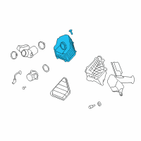 OEM Saturn Cover Asm-Air Cleaner Housing Diagram - 15278633