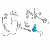 OEM 2004 Hyundai Tiburon Reservoir Assembly-Power Steering Diagram - 57150-2C200