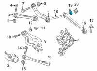 OEM 2015 BMW X3 Eccentric Flat Washer Diagram - 33-30-6-786-187