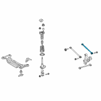 OEM 2011 Toyota Avalon Rear Arm Diagram - 48740-07020