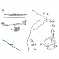 OEM 2010 Kia Forte Hose Assembly-Windshield Diagram - 986501M000