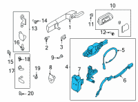 OEM 2022 Ford Bronco LATCH Diagram - M2DZ-78264A26-B