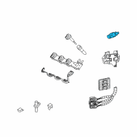 OEM Buick Lucerne Spark Plug Diagram - 12571535