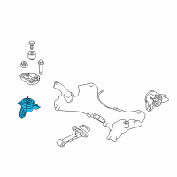 OEM 2014 Kia Sorento Engine Mounting Bracket Assembly Diagram - 218102P950