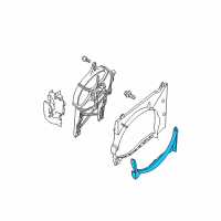 OEM Nissan Xterra SHROUD-Lower Diagram - 21477-EA200