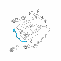 OEM 2013 Nissan Frontier Hose Water Diagram - 14055-EA20A