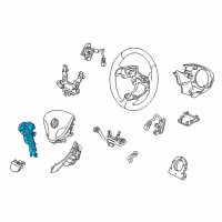 OEM 2018 Acura ILX Switch Assembly, Audio & Navigation & Hft Diagram - 35880-TX6-A01