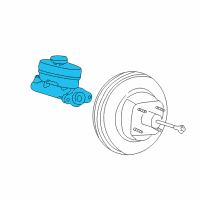 OEM 2004 Ford F-150 Heritage Master Cylinder Diagram - 3L3Z-2140-BA