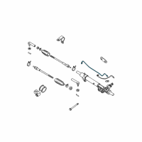 OEM 2019 Nissan Frontier Tube Assy-Cylinder Diagram - 49542-EA000